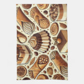 Gebak & Dessert Print Theedoek (Verticaal)