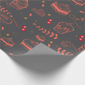 gebak-droogpatroon cadeaupapier (Hoek)