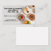 gebak visitekaartje (Voorkant / Achterkant)