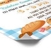 Gebak voor Ouders flyer poster sjabloon (Hoek)