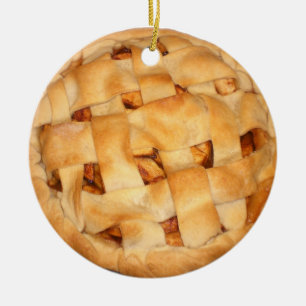 Gebakken Appeltaart Keramisch Ornament