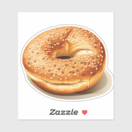 gebakken bagel sticker