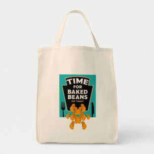 Gebakken bonen op toast tote bag