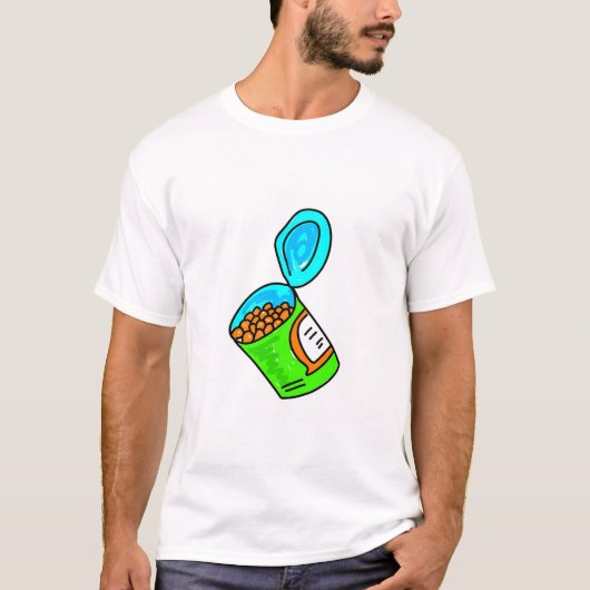 gebakken bonen t-shirt (Voorkant)