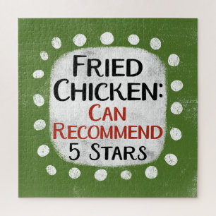 Gebakken Chicken Review 5 Sterren Jigsaw Puzzel