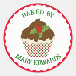 Gebakken door Christmas Cookie Sticker