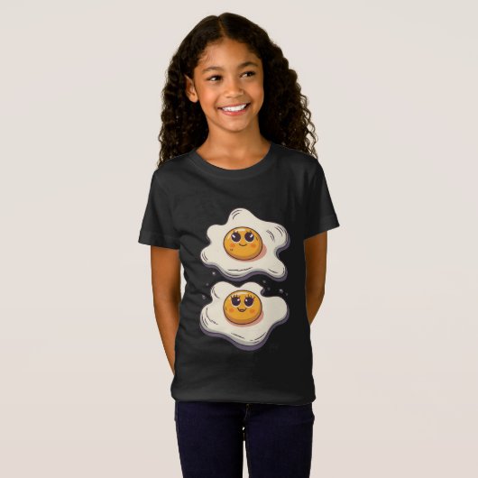 Gebakken eieren t-shirt (Voorkant volledig)