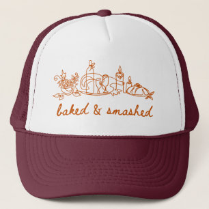 Gebakken en gebroken Thanksgiving Trucker Pet