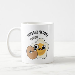 Gebakken en vooroordelen Funny Egg Pun Koffiemok