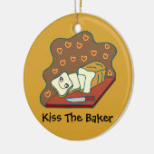 Gebakken Goederen Bakker Bakkerij Schattige Kawaii Keramisch Ornament (Links)