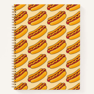 Gebakken Hotdog Patroon Notitieboek