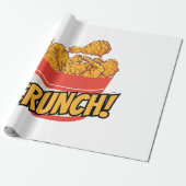 gebakken kip cadeaupapier (Uitgerold)