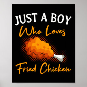 Gebakken Kip Eetgelegenheid Restaurant Schotel Che Poster