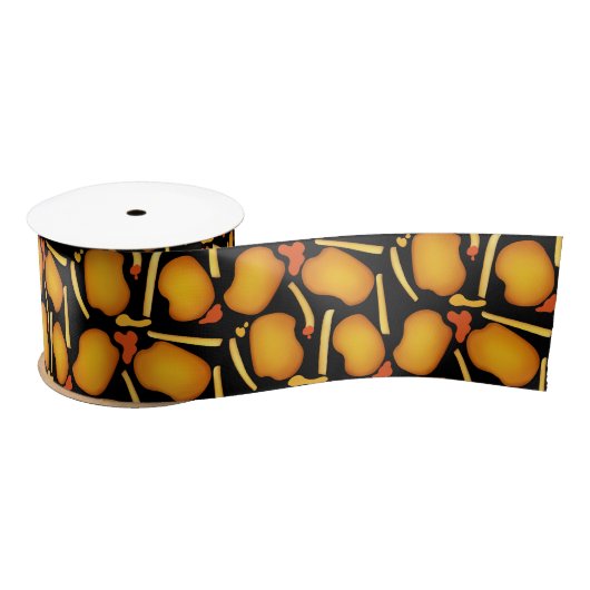 Gebakken kippenbeten en aardappelfriet lint (Spoel)