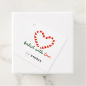 Gebakken met liefde - Christmas Holiday Gift Label (In situ)