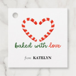 Gebakken met liefde - Christmas Holiday Gift Label