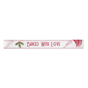 Gebakken met liefde Typografie Holiday Christmas R Lint