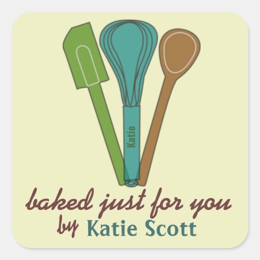 Gebakken voor u door Katie Stickers (Voorkant)