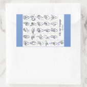 GEBARENTAAL ALFABET STICKER (Tas)