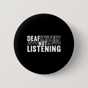 Gebarentaal Doof Bewustzijn 9 Ronde Button 5,7 Cm