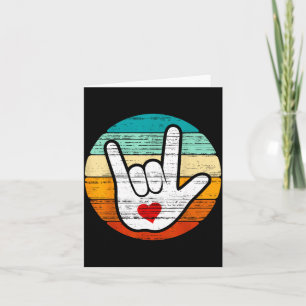 Gebarentaal Ik Hou Van Jou, Gebarentaal Hart Liefd Kaart