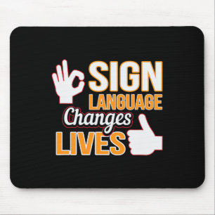 Gebarentaal verandert levens ASL Tolk doof A Muismat