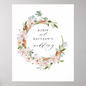 Gebarenteken van gasten rond het bruiloft van oors poster (Voorkant)