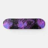Gebarsten Abstracte Digitale Fractal van het Ijs Skateboard (Horizontaal)