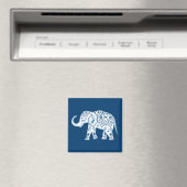  gebarsten blauw olifant magneet (Insitu (Vaatwasser))