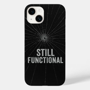 Gebarsten glazen esthetische iPhone Case Design