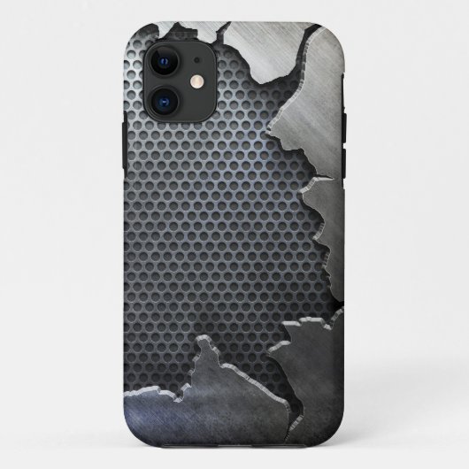 Gebarsten metalen iPhone 5,  Case-Mate iPhone Case (Achterkant)