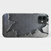 Gebarsten metalen iPhone 5,  Case-Mate iPhone Case (Achterkant (horizontaal))