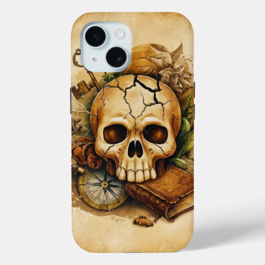 gebarsten schedel Case-Mate iPhone case (Achterkant)