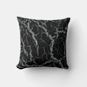 Gebarsten Space Lava - Glitter Zilver Kussen