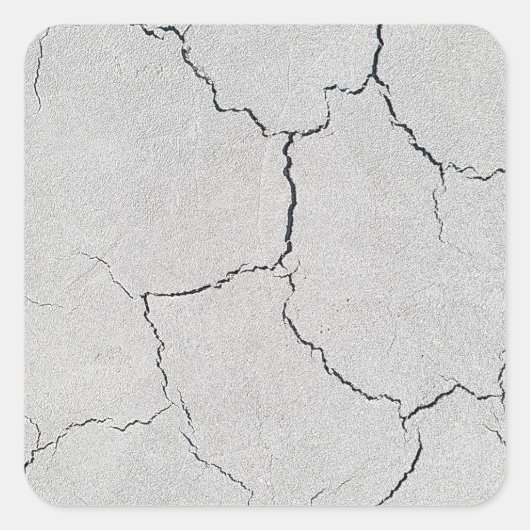 Gebarsten Sticker (Voorkant)