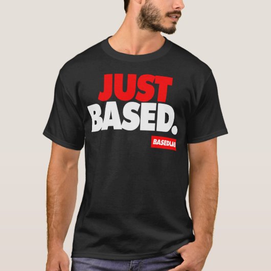 GEBASEERD LAB enkel gebaseerd T-shirt (Voorkant)