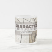 Gebaseerd op de ervaring van het leven matglas koffiemok (Center)