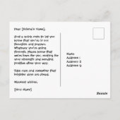 Gebed-Beer briefkaart (Achterkant)