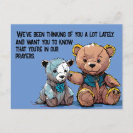 Gebed-Beer briefkaart