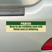 Gebed Bumpersticker (Op auto)