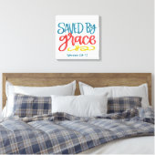 Gebed- Canvas (Glans) Afdruk (Insitu (Slaapkamer))