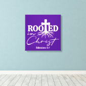 Gebed- Canvas (Glans) Afdruk (Insitu (Houten vloer))