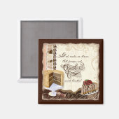 Gebed & Chocolademagneet Magneet (Voorkant / Achterkant)