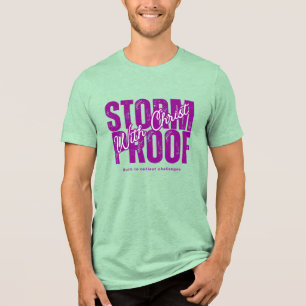 Gebed Gelovigen Religieus Heilige Geest Groen Tri-Blend Shirt