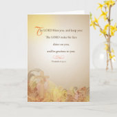 Gebed Kaart Dakloze Heer Zegen en Houd (Gele Bloem)