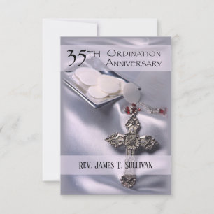 Gebed Kaart Naam 35e Ordinatie Jubileum Host