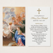 Gebed Kaarten | Aankondiging (Voorkant /achterkant)