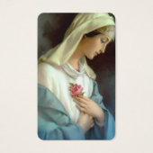 Gebed Kaarten | Ave Maria Visitekaartje (Voorkant)