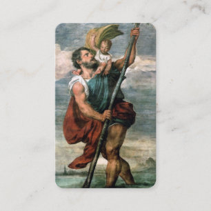 Gebed Kaarten Gebed voor St Christopher Visitekaartje