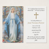 Gebed Kaarten | Heil Maria Visitekaartjes (Voorkant /achterkant)
